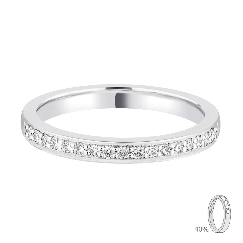 London 2.30mm 40% Diamond Coverage