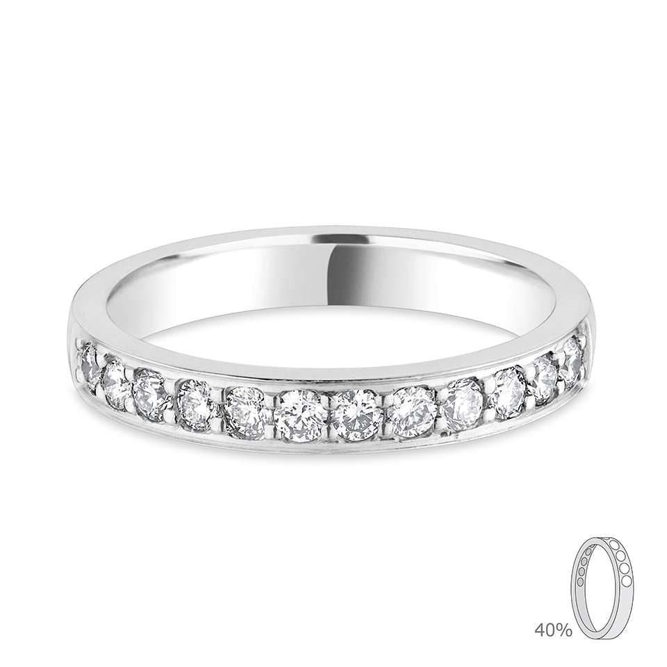 London 3.00mm 40% Diamond Coverage