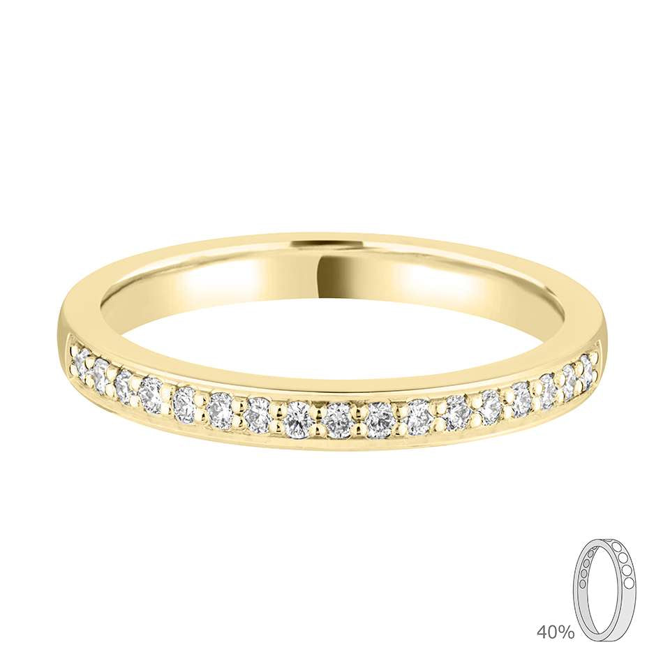 London 2.30mm 40% Diamond Coverage