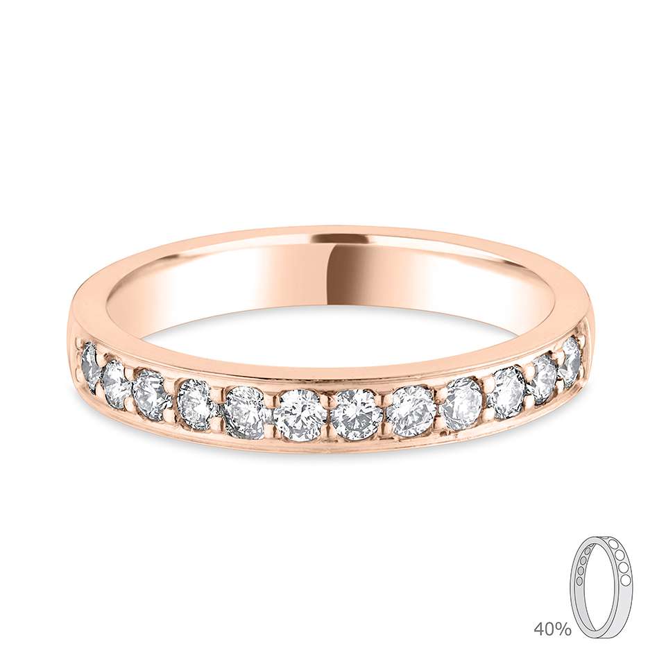 London 3.00mm 40% Diamond Coverage