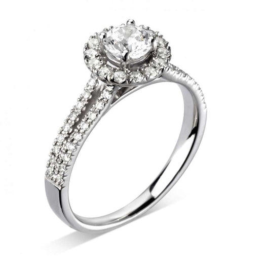 Rachel in 18k White Gold