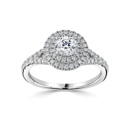 Leah in 18k White Gold