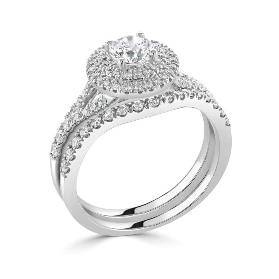 Leah in 18k White Gold