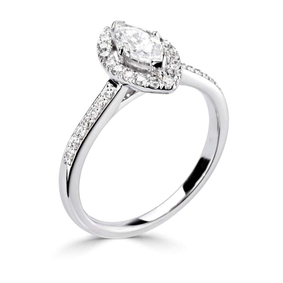 Hilda in 18k White Gold
