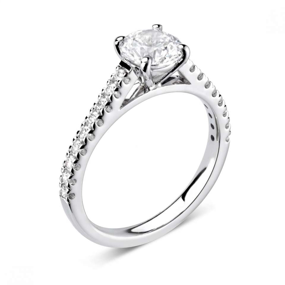 Isabella in 18k White Gold