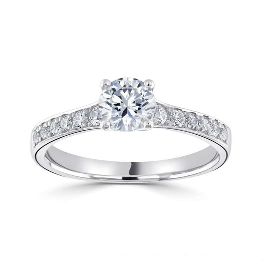 Gia in 18k White Gold
