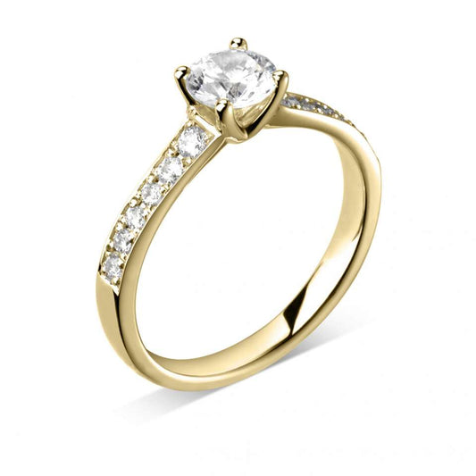 Gia in 18k Yellow Gold