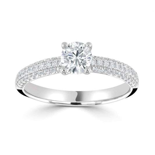 Emma in 18k white Gold