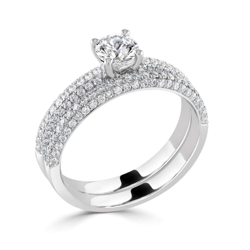 Emma in 18k white Gold