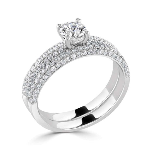 Emma in 18k white Gold