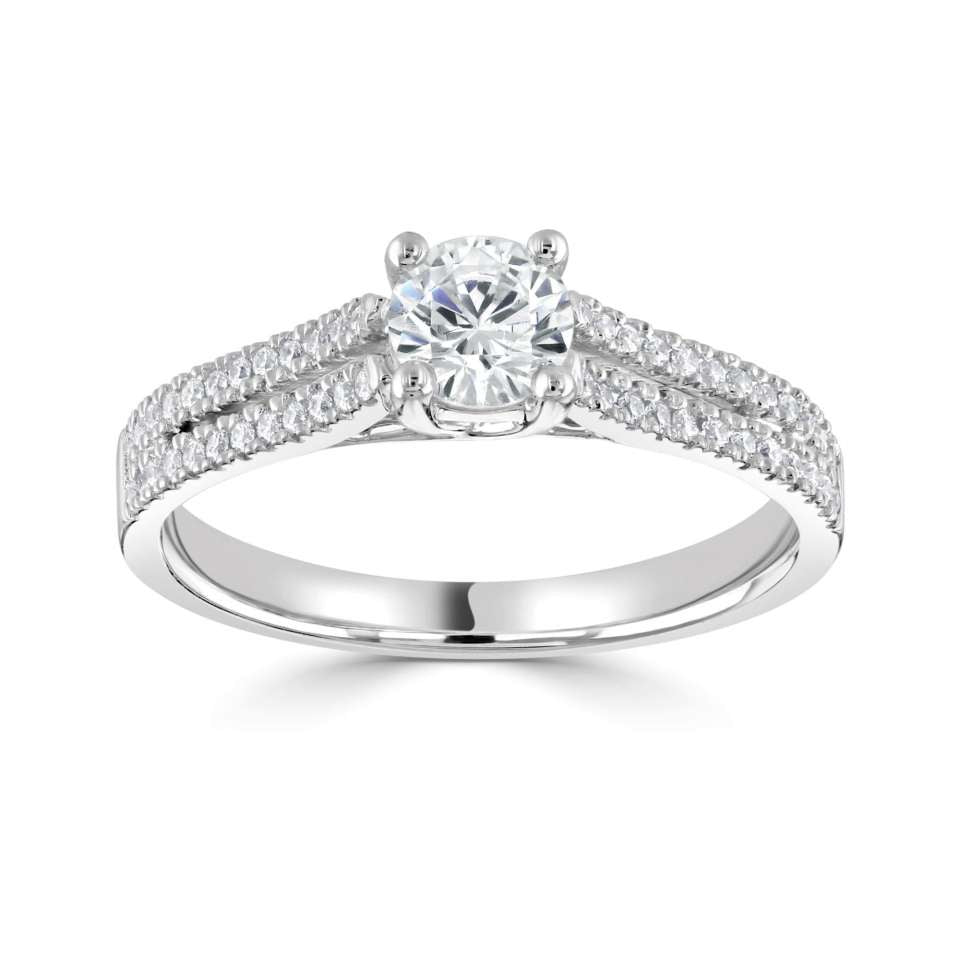 Adelina in 18k White Gold