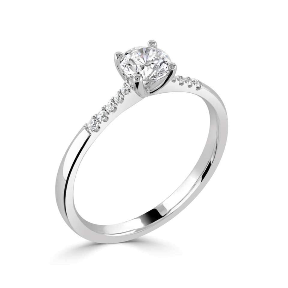 Bella in 18k White Gold