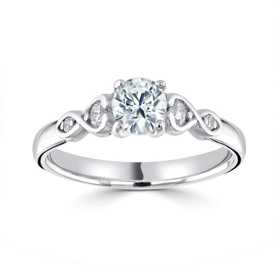 Francesca in 18k white Gold