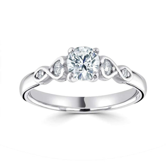 Francesca in 18k white Gold