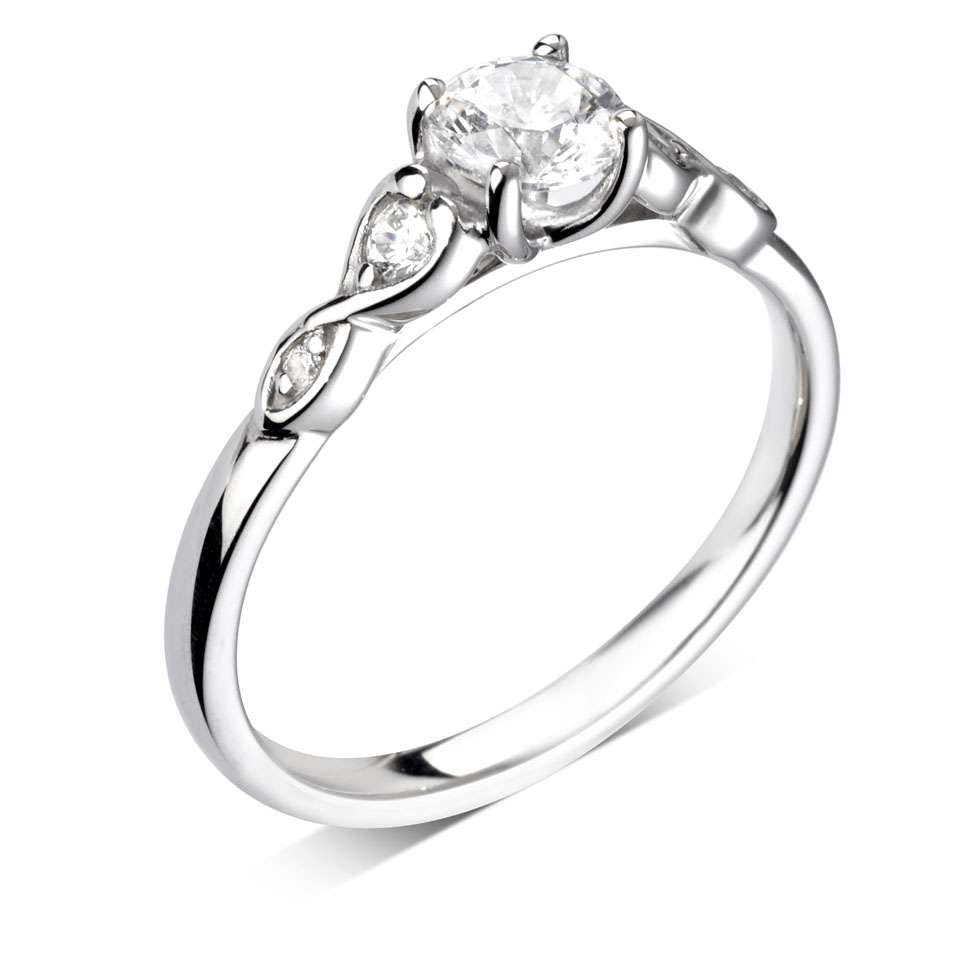 Francesca in 18k white Gold