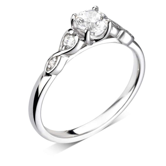 Francesca in 18k white Gold