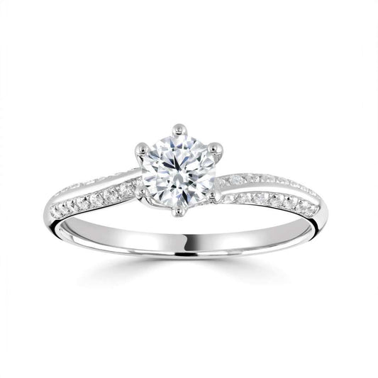 Gianna in 18K White Gold