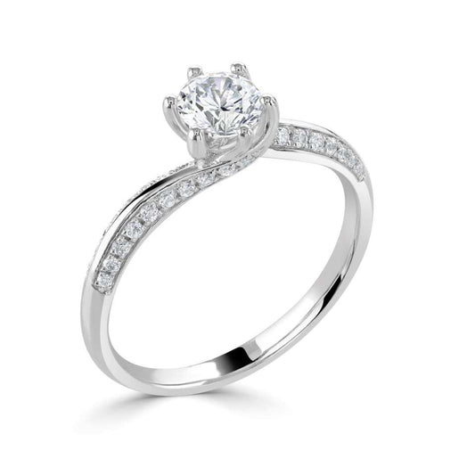 Gianna in 18K White Gold