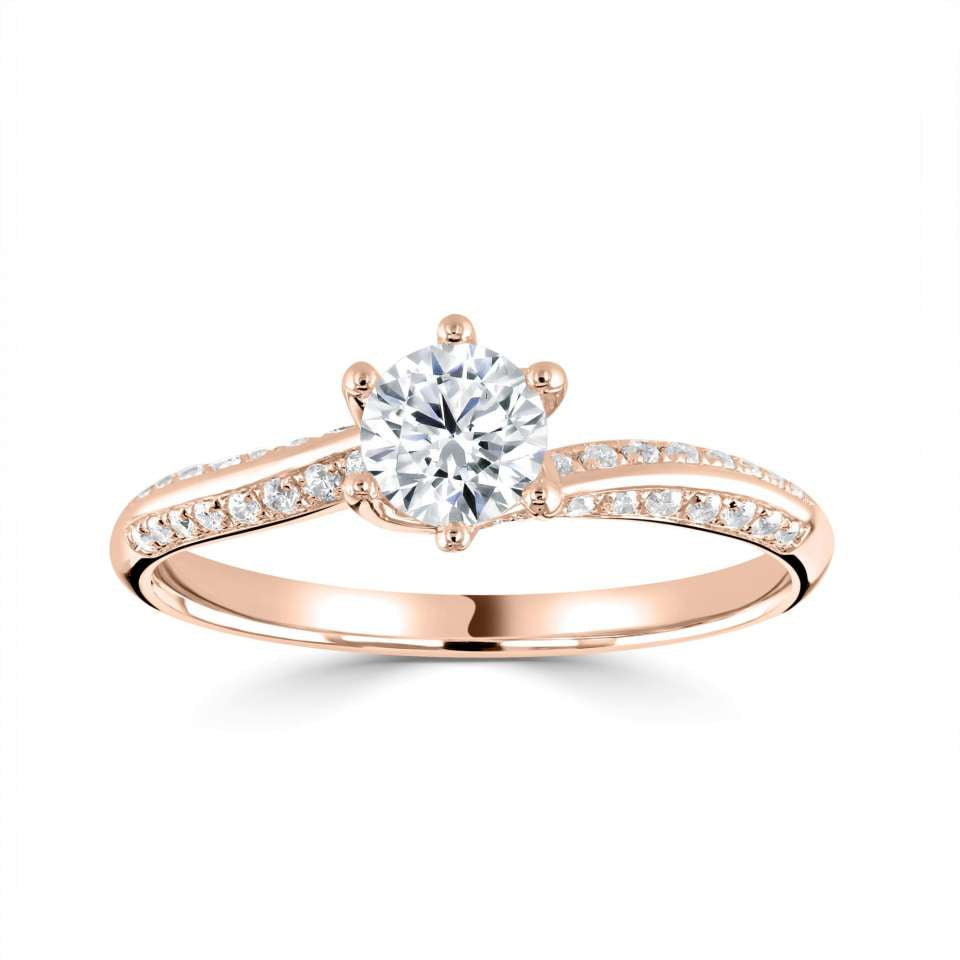 Gianna in 18K Rose Gold