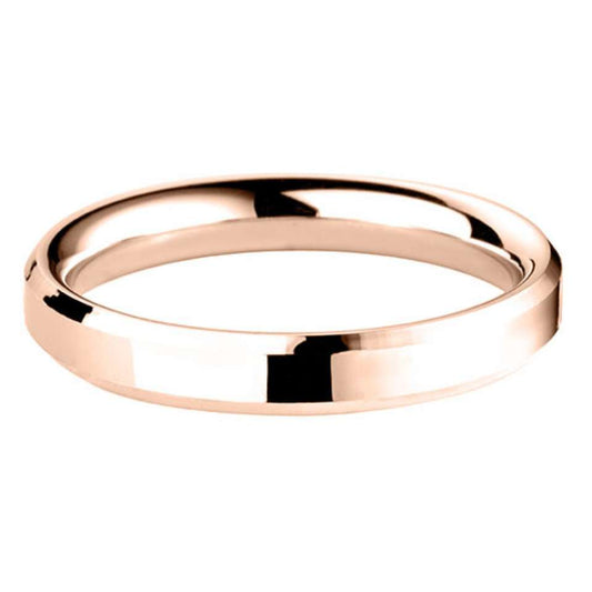 Bevelled Edge 18k ROSE GOLD