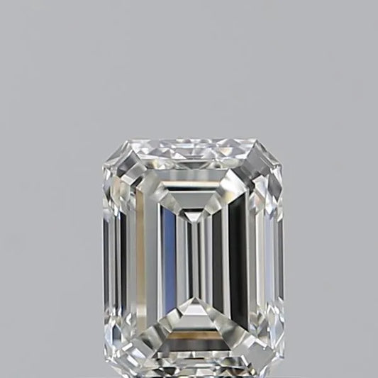 0.70ct Emerald Natural Diamond (Colour G, Clarity VVS2, Cut VG, IGI Certified)